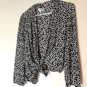 XIX palms tie front top